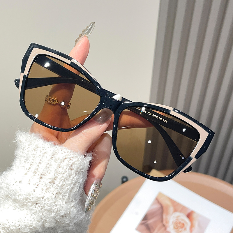 Women Color Block Cat Eye Eyeg - Women'S Fashion Eyeglass Frames incelemesi ve fiyatı