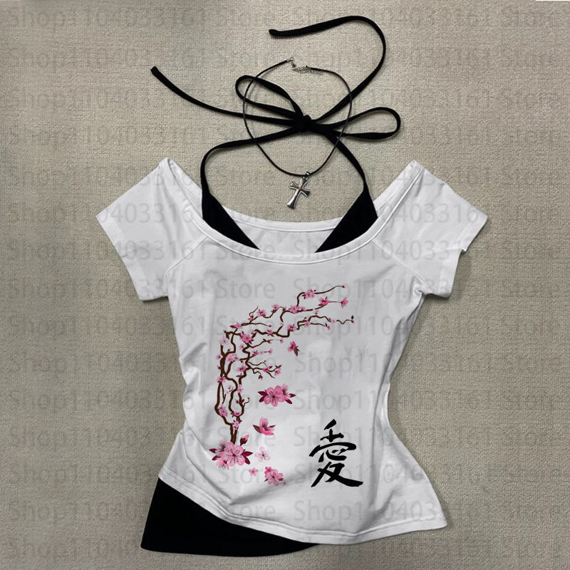 Y2k Tops T-shirt Gothic Woman  - Women'S Fashion From The 90S incelemesi ve fiyatı