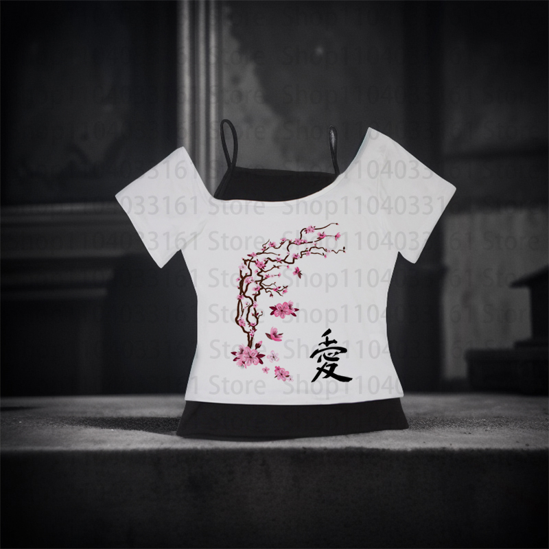 Y2k Tops T-shirt Gothic Woman  - Women'S Fashion From The 90S incelemesi ve fiyatı