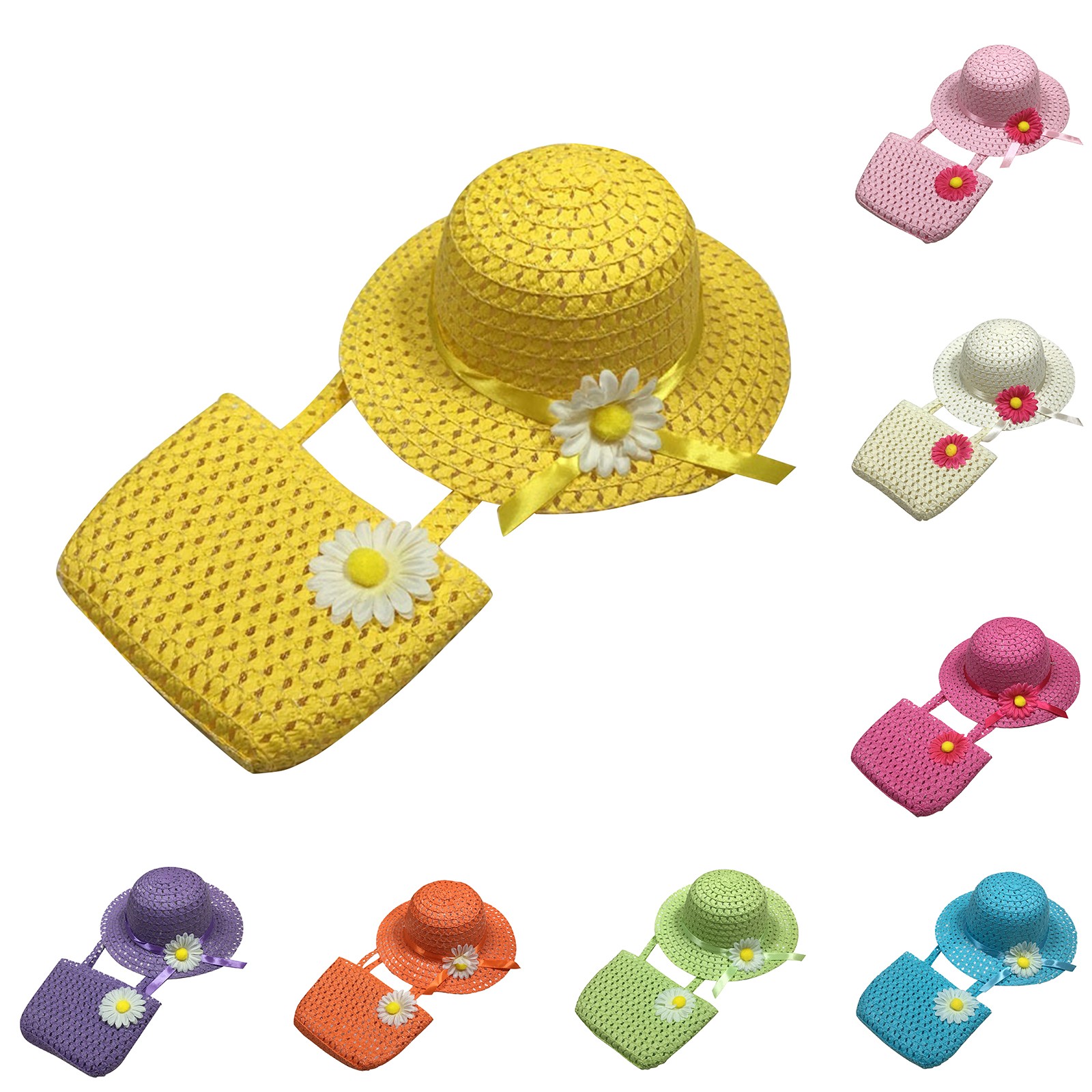 Fashionable Girl's Straw Hat K - Straw Hat Summer incelemesi ve fiyatı