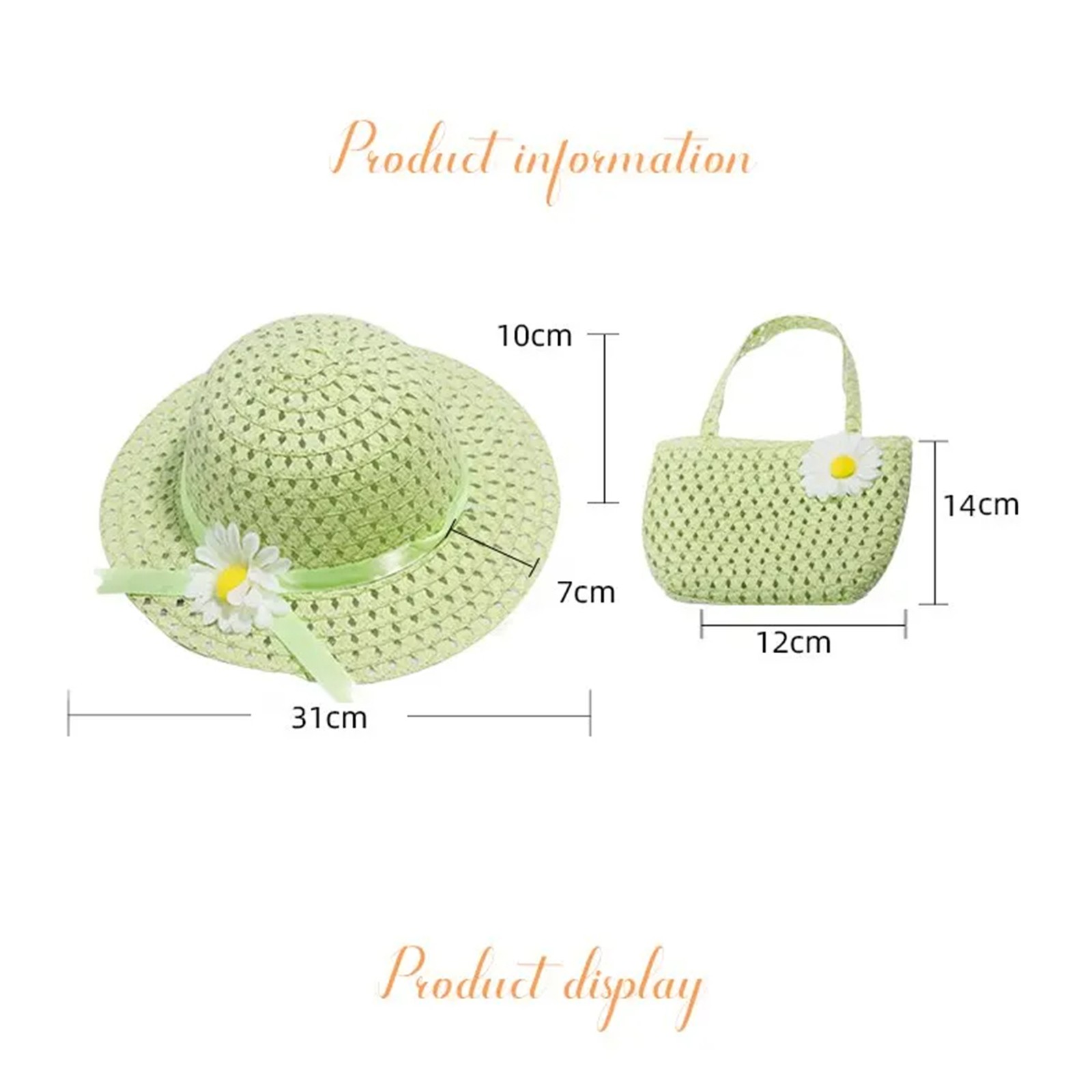 Fashionable Girl's Straw Hat K - Straw Hat Summer incelemesi ve fiyatı