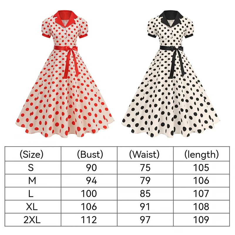Vintage Polka Dot Summer Dress - Women'S Fashion Of The 60S incelemesi ve fiyatı