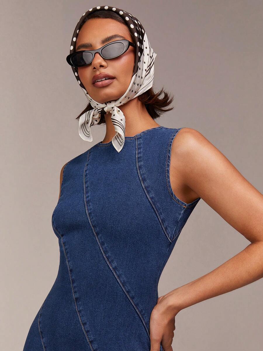 Sleeveless Asymmetric Patchwor - Asymmetric Top Women incelemesi ve fiyatı