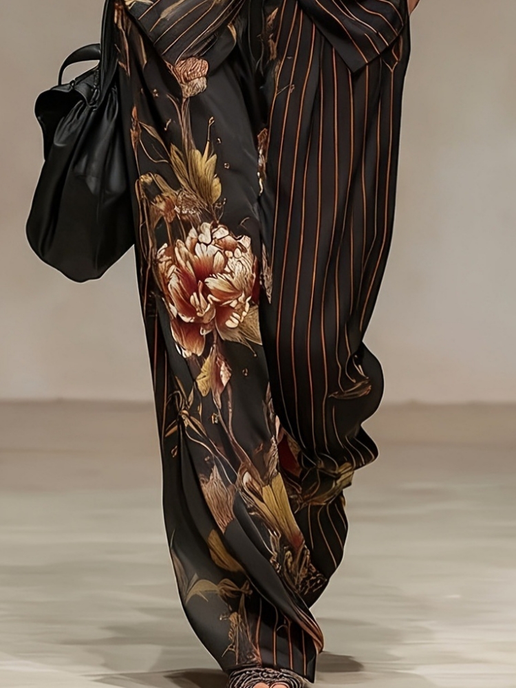 Chiffon Women Summer 2PCS Matc - Wide Leg Palazzo Pants incelemesi ve fiyatı