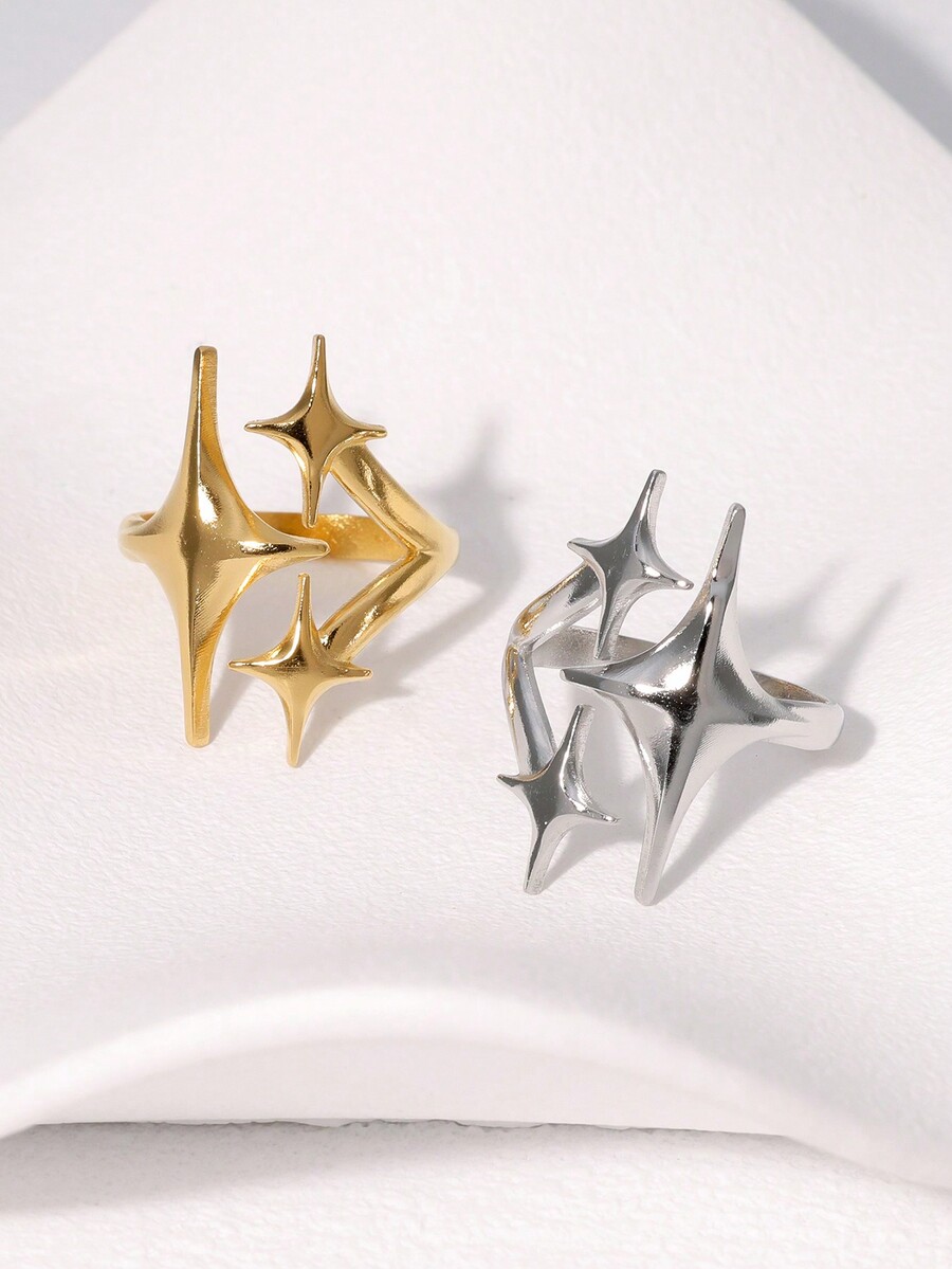 1pc Minimalist Stainless Steel - Women Fashion Rings incelemesi ve fiyatı
