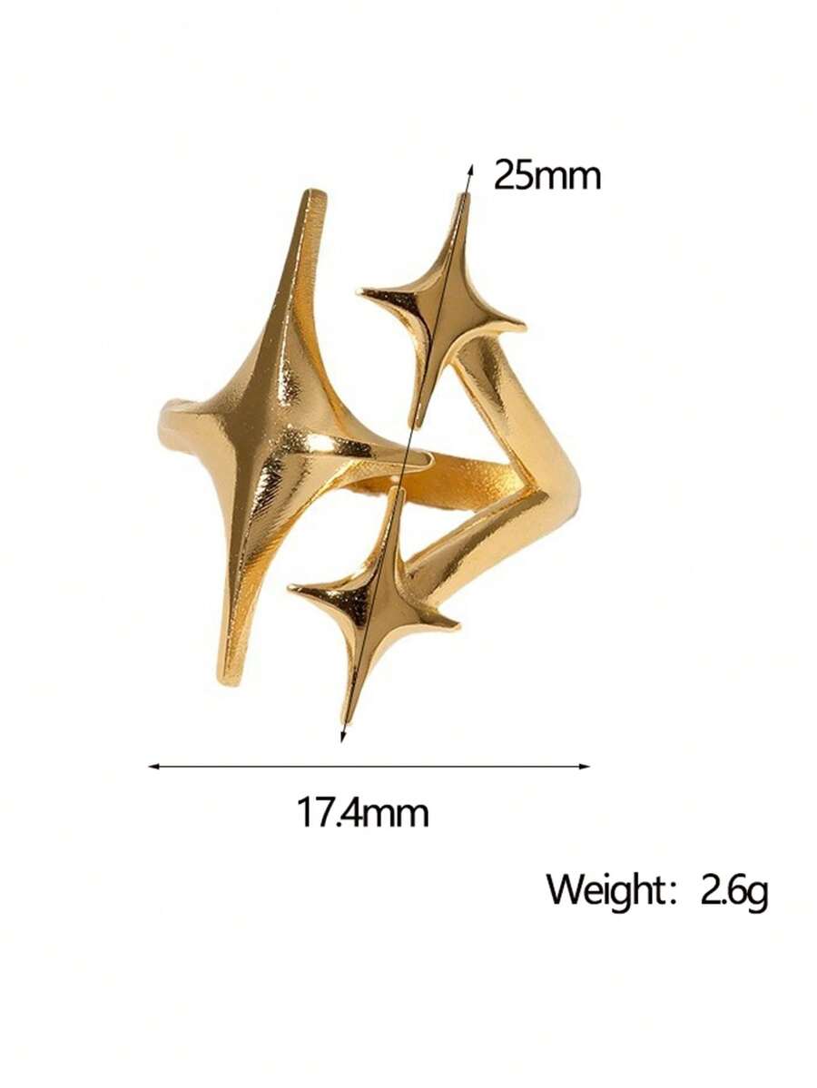 1pc Minimalist Stainless Steel - Women Fashion Rings incelemesi ve fiyatı