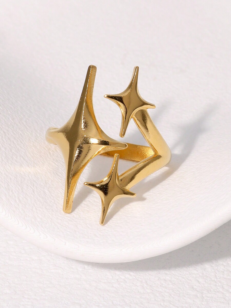 1pc Minimalist Stainless Steel - Women Fashion Rings incelemesi ve fiyatı