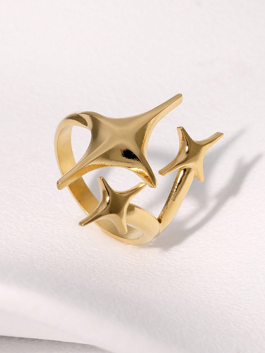 1pc Minimalist Stainless Steel - Women Fashion Rings incelemesi ve fiyatı
