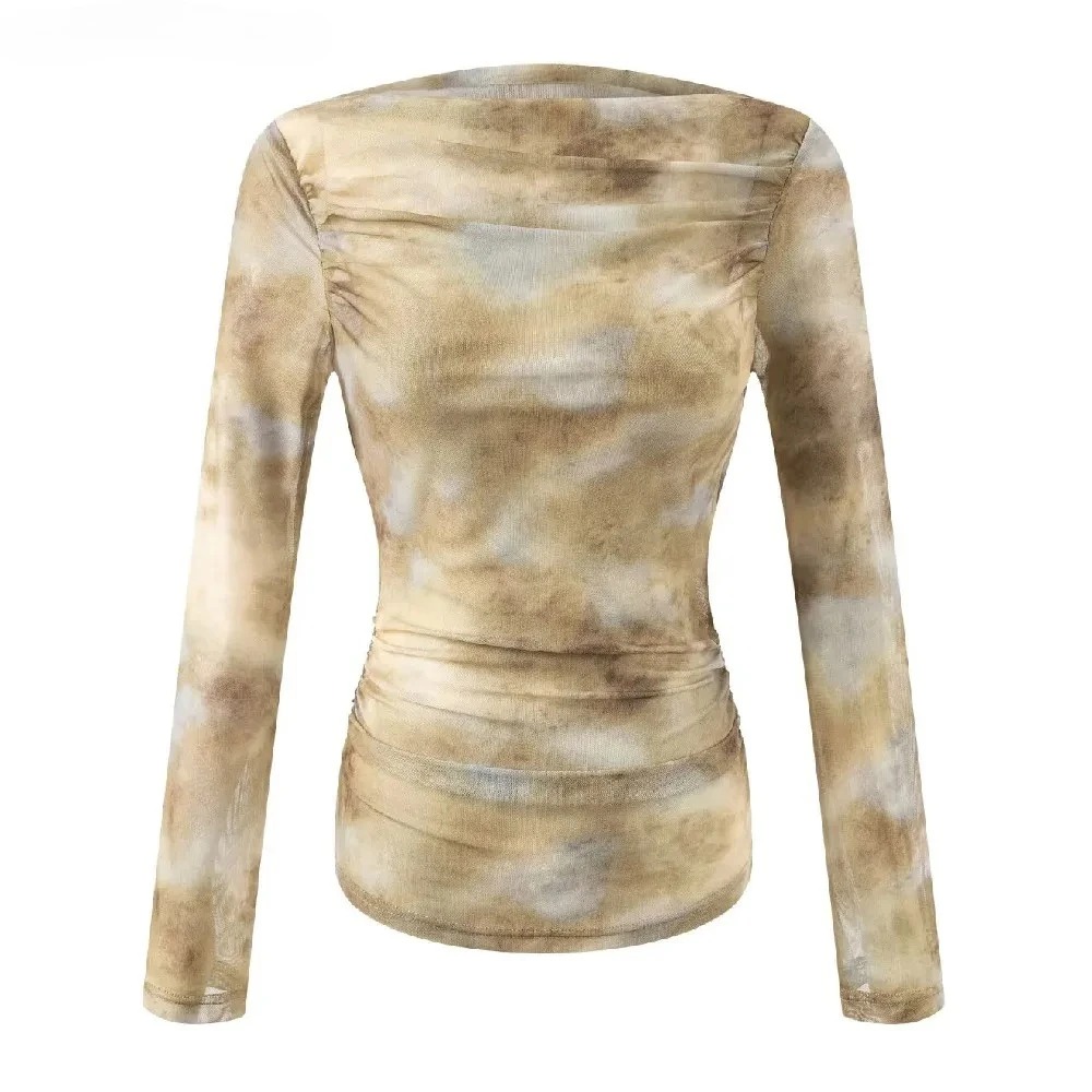 2025 Sexy Tie-Dye Print Ruched - Women'S Fashion incelemesi ve fiyatı
