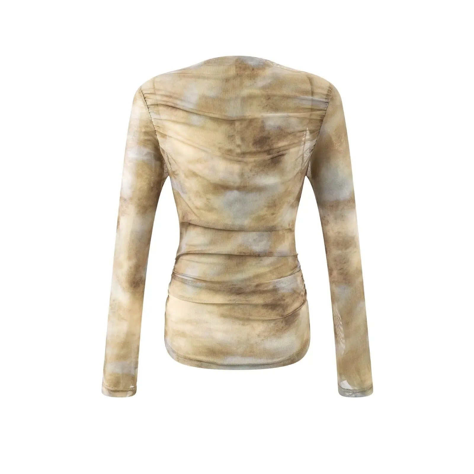 2025 Sexy Tie-Dye Print Ruched - Women'S Fashion incelemesi ve fiyatı