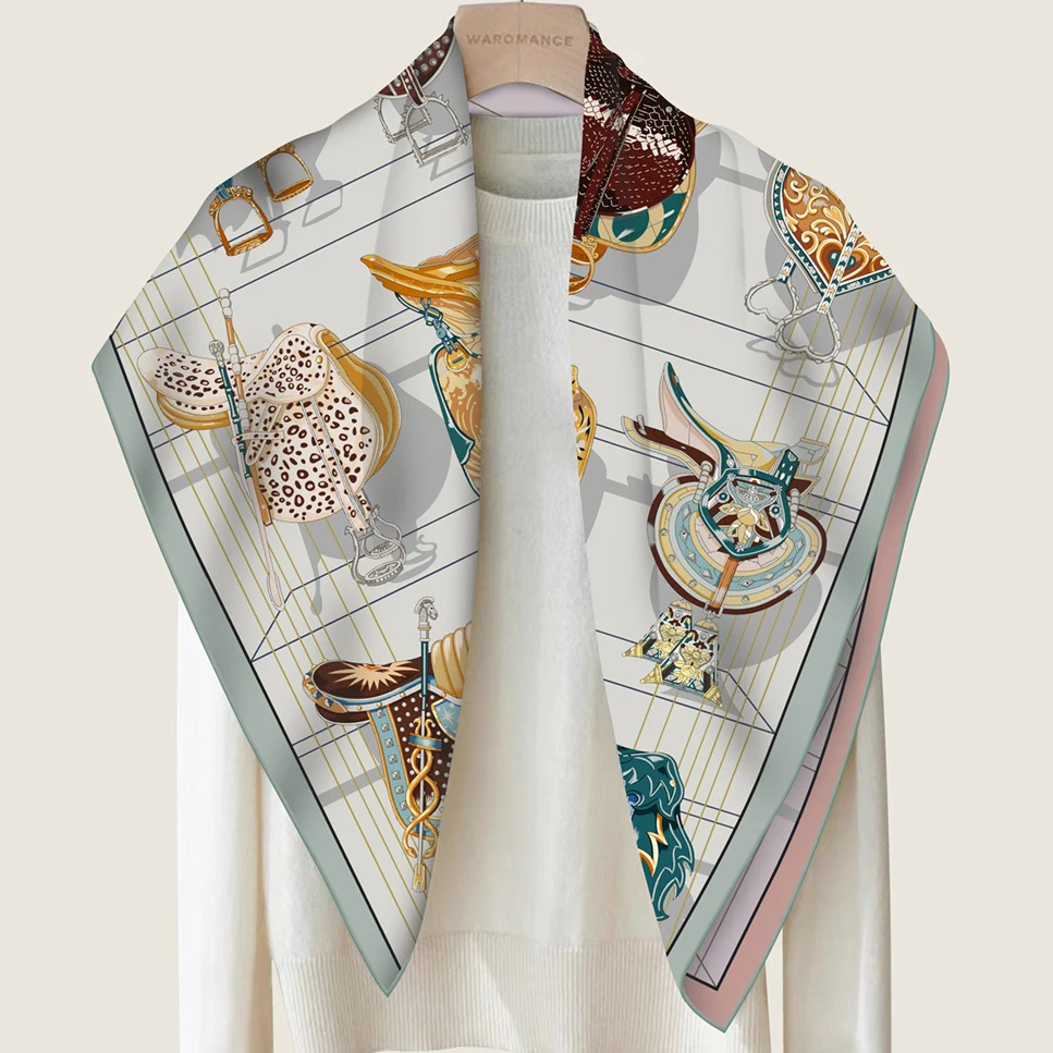90CM Manual Curled Twill Silk  - Women'S Fashion Retailers incelemesi ve fiyatı
