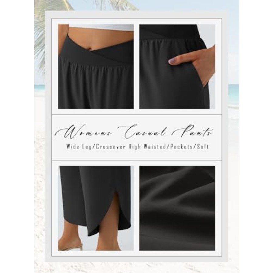 Wide Leg Capri Pants for Women - Wide Leg Palazzo Pants incelemesi ve fiyatı