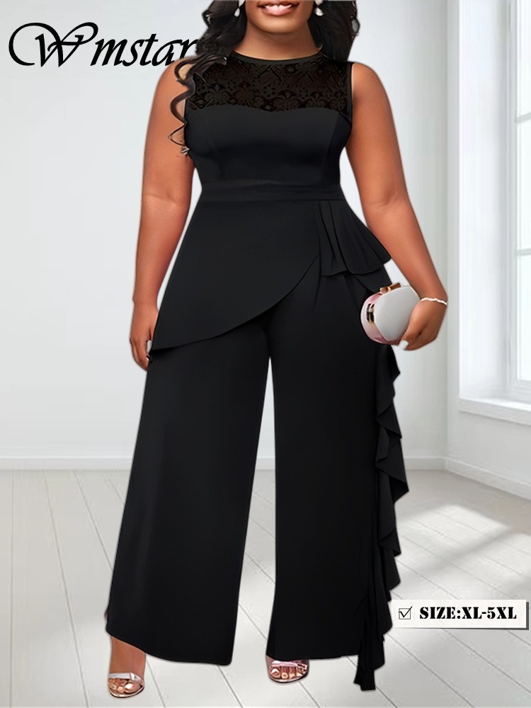 Wmstar Jumpsuit  Women Sleevel - Wide Leg Palazzo Pants incelemesi ve fiyatı