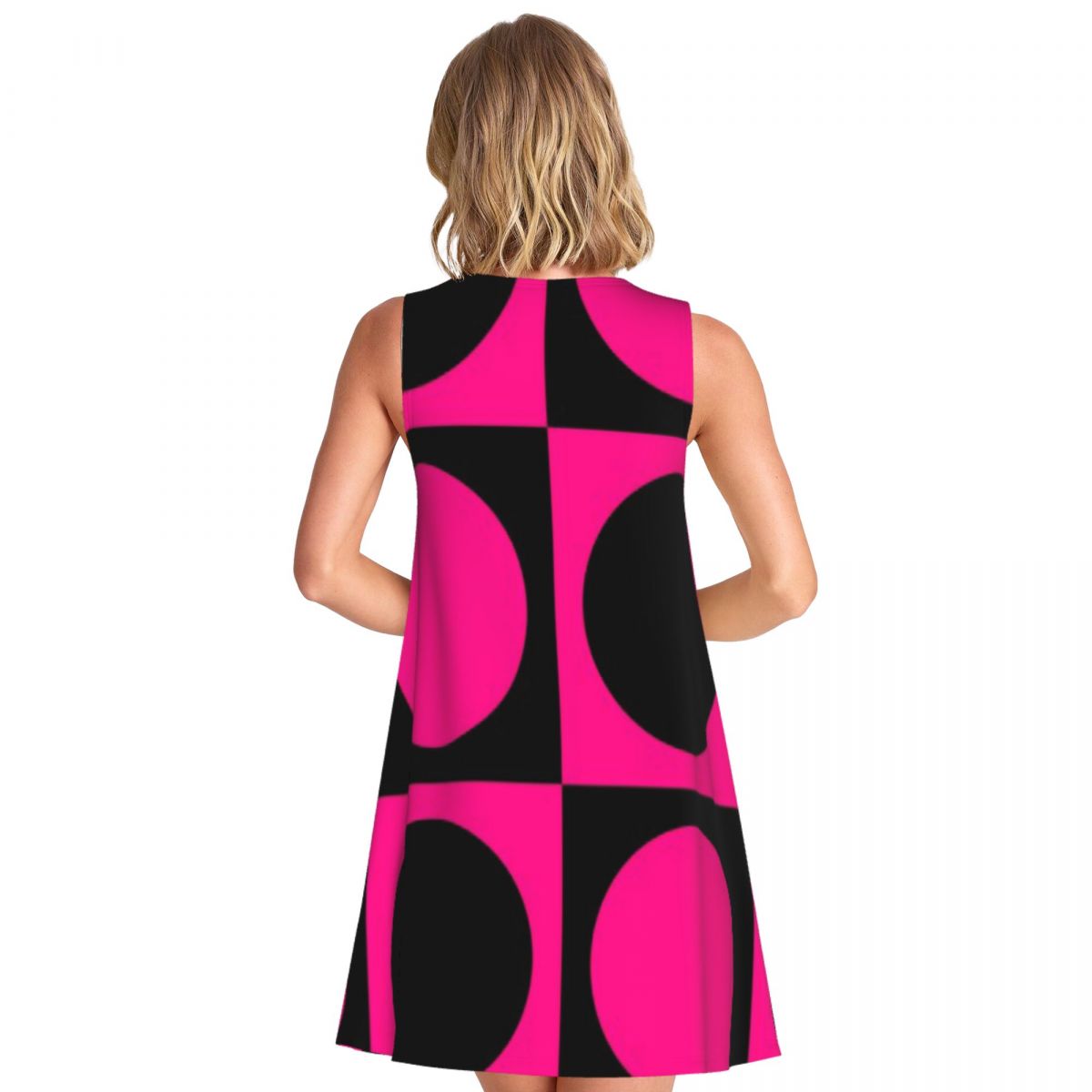 60s Pink Circle Mod Mondrian W - Women'S Fashion Of The 60S incelemesi ve fiyatı