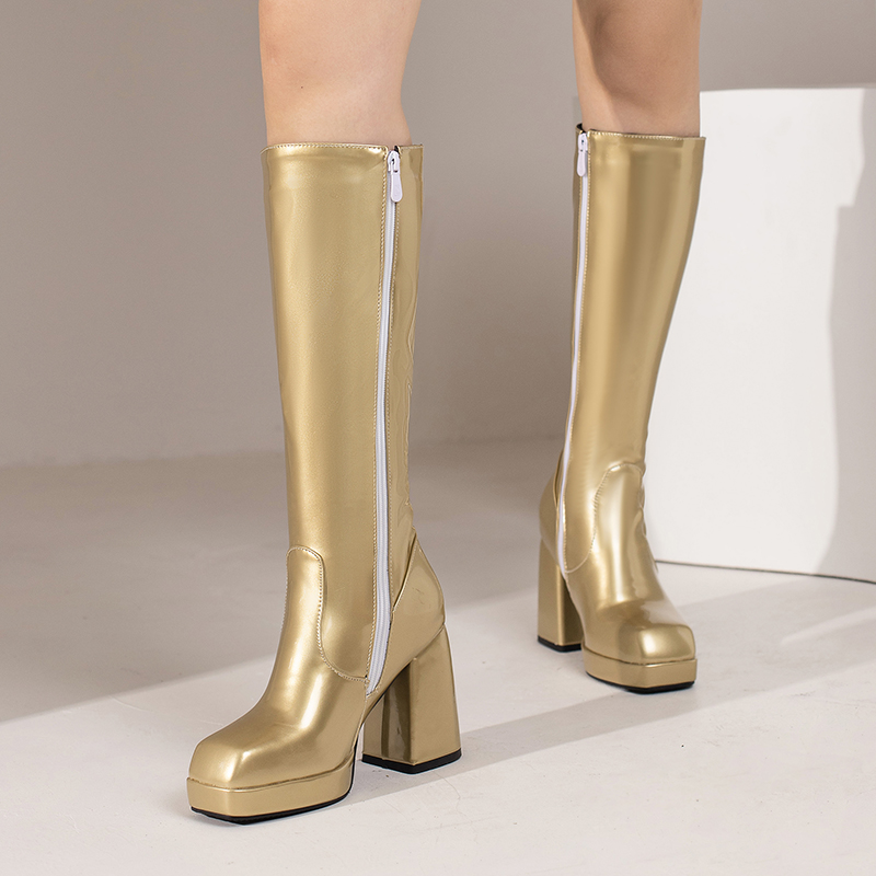 Green Winter Women Platform Kn - Women'S Fashion Knee High Boots incelemesi ve fiyatı