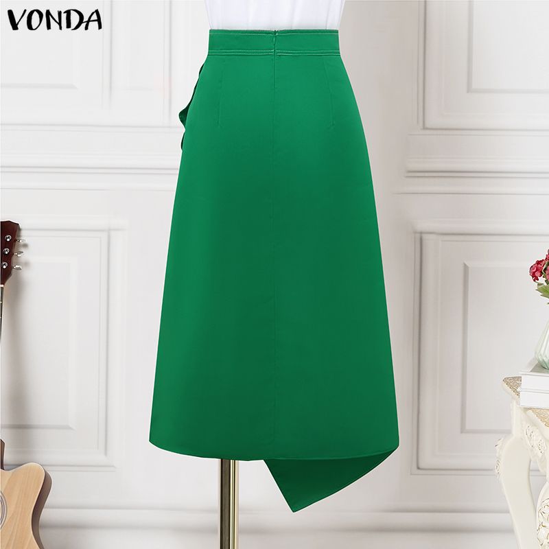VONDA Plus Size 5XL Elegant Wo - A-Line Skirt Midi incelemesi ve fiyatı