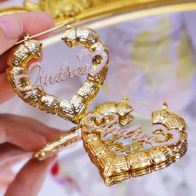 Customized Silver Heart Bamboo - Women Fashion Name Ideas incelemesi ve fiyatı