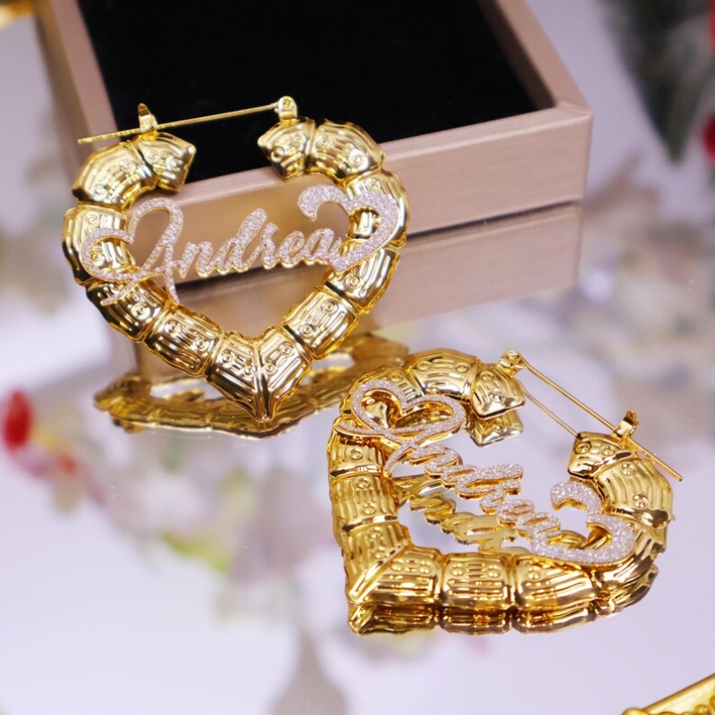 Customized Silver Heart Bamboo - Women Fashion Name Ideas incelemesi ve fiyatı
