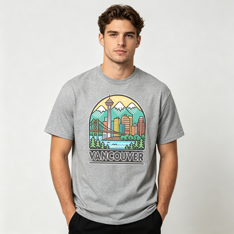 Vancouver Skyline Graphic T-Sh - Women'S Fashion Vancouver incelemesi ve fiyatı