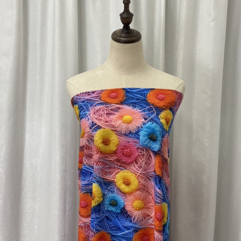 60S Silk Cotton Digital Print  - Women'S Fashion Of The 60S incelemesi ve fiyatı