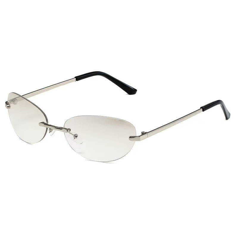 Rimless  Oval Sun Glasses for  - Women'S Fashion Eyeglasses incelemesi ve fiyatı
