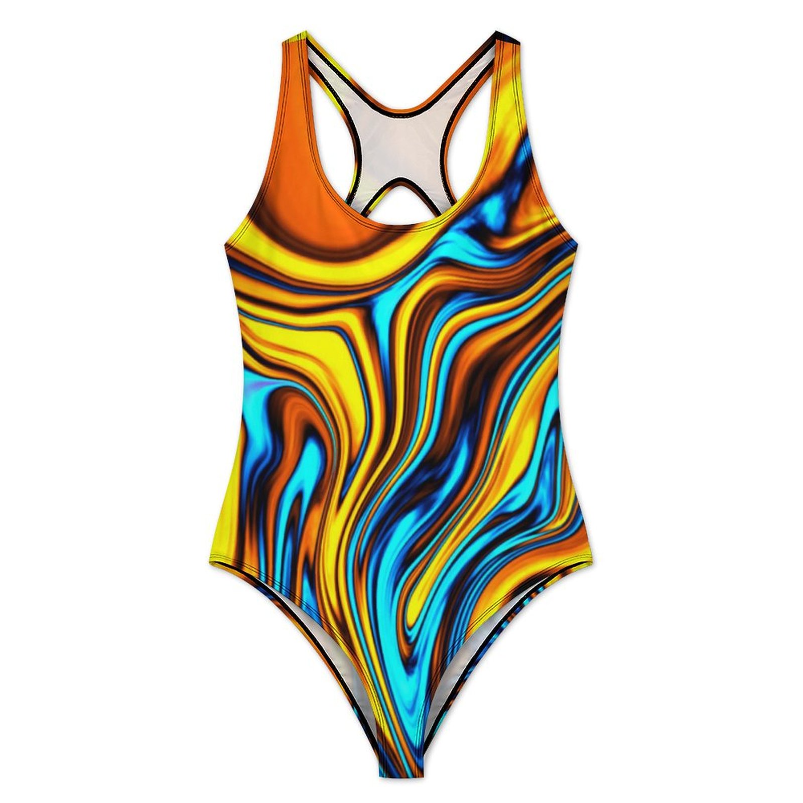 Golden Retro 60s Swimsuit Abst - Women'S Fashion Of The 60S incelemesi ve fiyatı