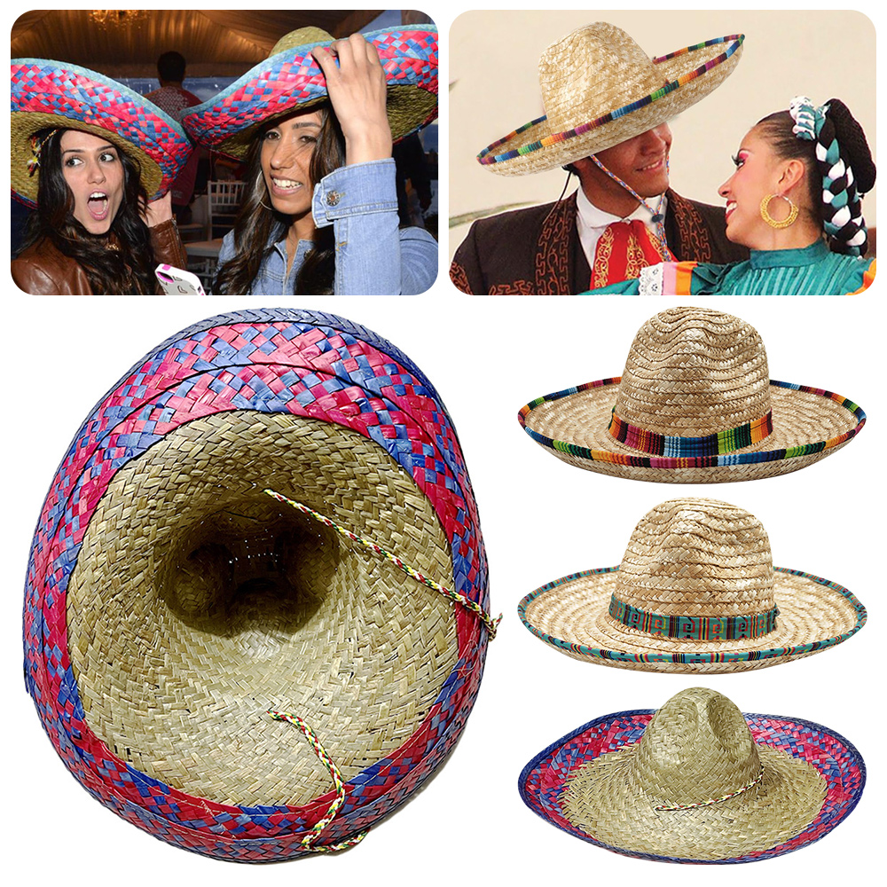 Mexican Sombrero Hat Straw Wea - Straw Hat Summer incelemesi ve fiyatı