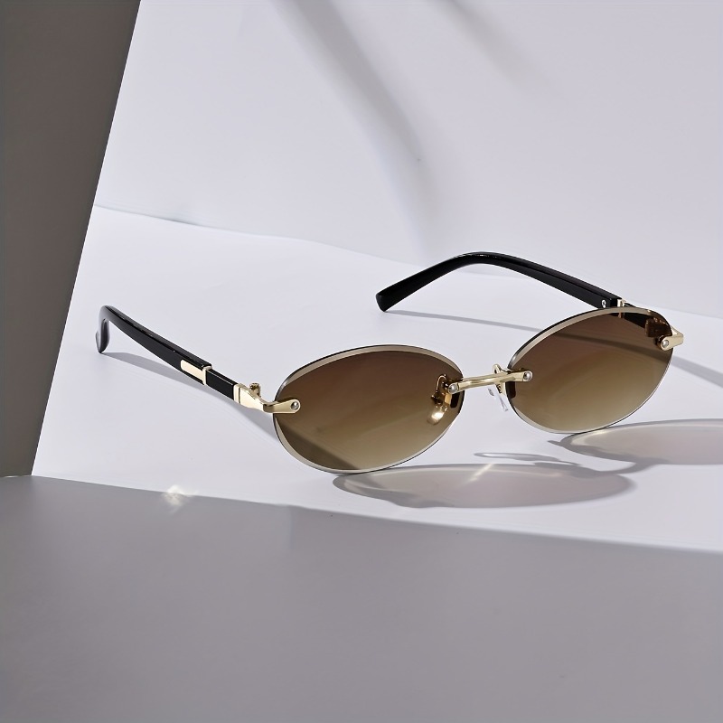 Sexy Small Oval Punk Sunglasse - Women'S Fashion Eyeglass Frames incelemesi ve fiyatı