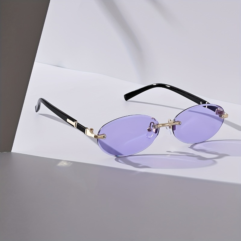 Sexy Small Oval Punk Sunglasse - Women'S Fashion Eyeglass Frames incelemesi ve fiyatı