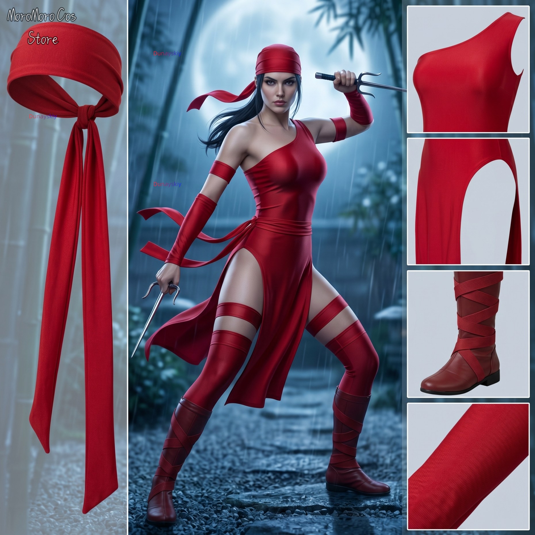 Anime Elektra Natchios Cosplay - Women'S Fashion Suit incelemesi ve fiyatı