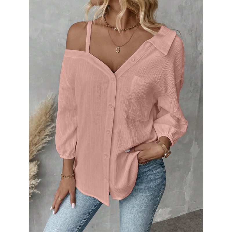 Plus Size1XL-5XL Women Blouses - Asymmetric Top Women incelemesi ve fiyatı
