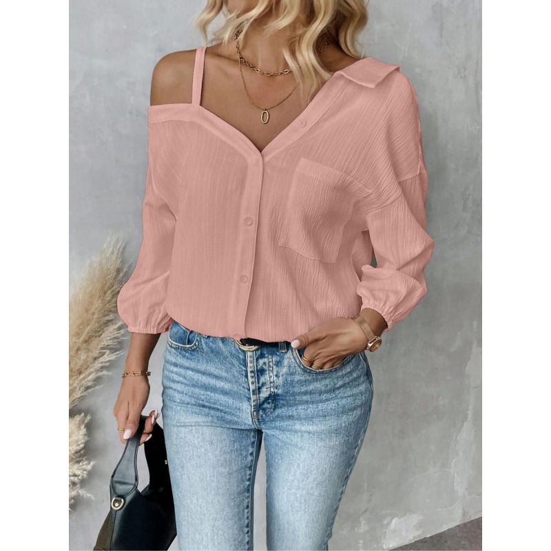 Plus Size1XL-5XL Women Blouses - Asymmetric Top Women incelemesi ve fiyatı