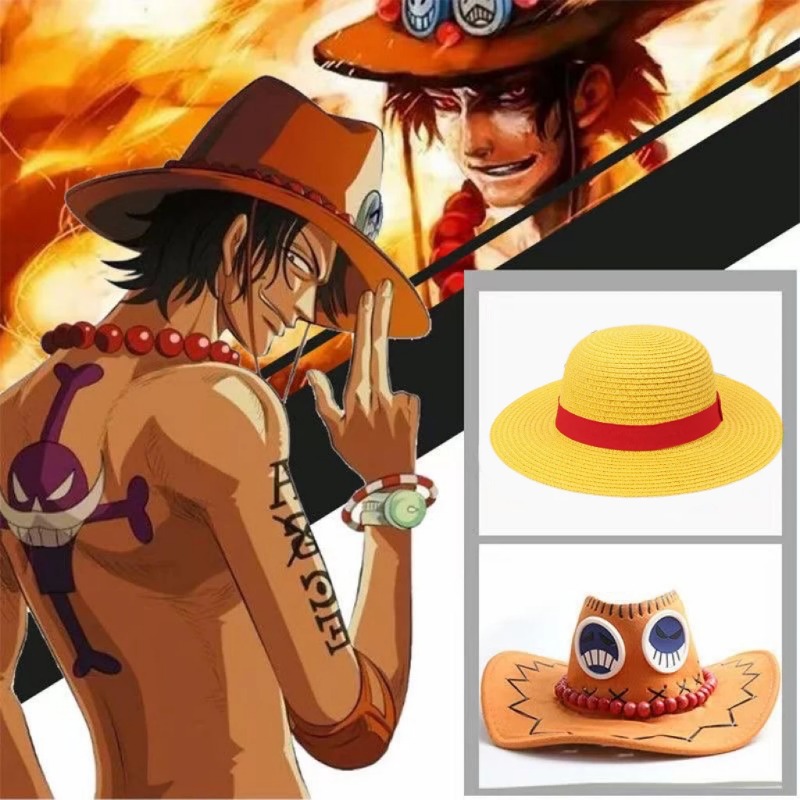 Anime Luffy Straw Hat for Men  - Straw Hat Summer incelemesi ve fiyatı