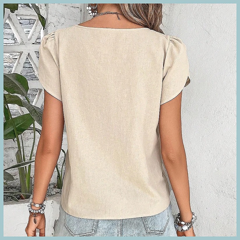 2024 Summer Vintage Solid Colo - Women'S Fashion incelemesi ve fiyatı