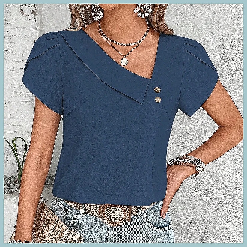 2024 Summer Vintage Solid Colo - Women'S Fashion incelemesi ve fiyatı