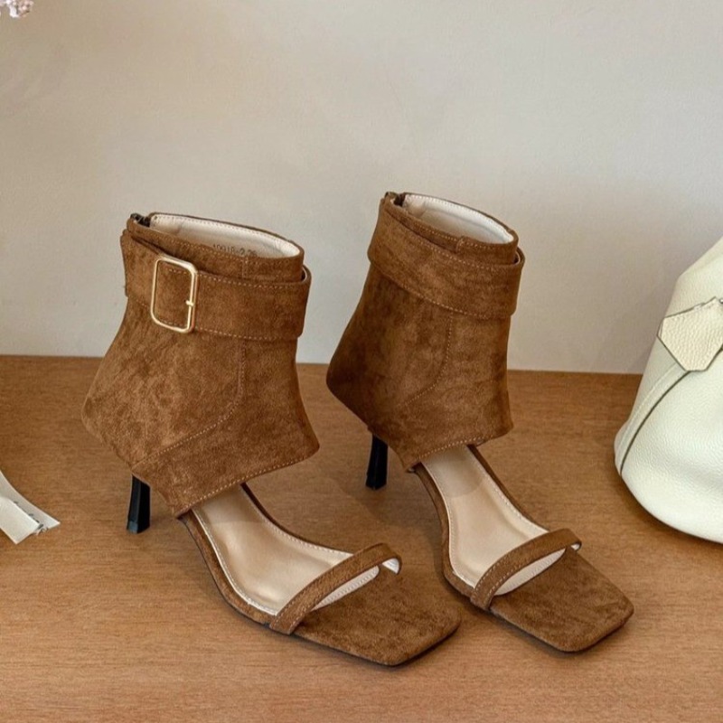 Retro Summer New Square Toe Op - Women Fashion Show incelemesi ve fiyatı