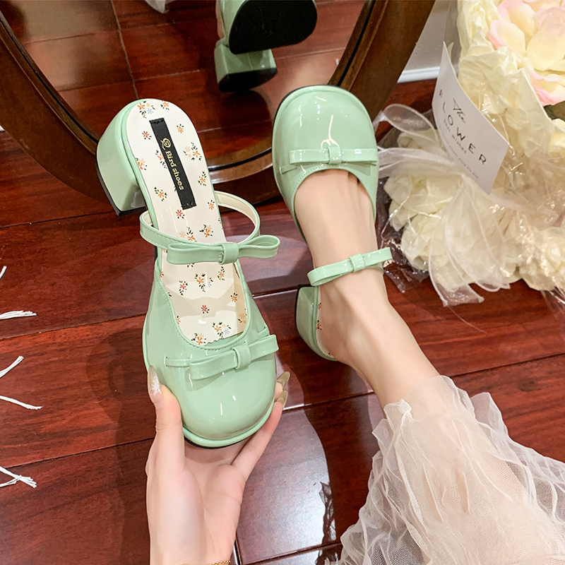 Bow Mary Jane Baotou Sandals W - Women'S Fashion Summer 2025 incelemesi ve fiyatı