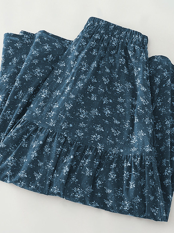 High Waist Floral Print Midi S - A-Line Skirt Midi incelemesi ve fiyatı