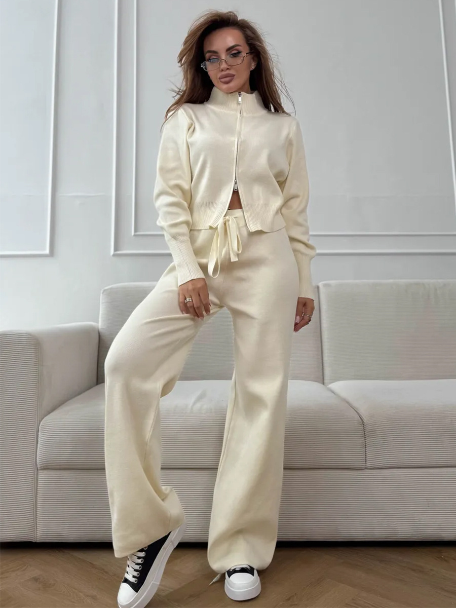 Wolfeel  New Autumn Winter Zip - Wide Leg Palazzo Pants incelemesi ve fiyatı