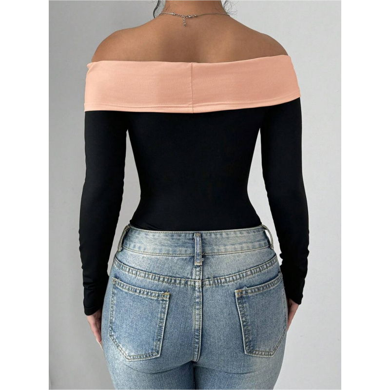Bowknot Decor Off Shoulder Bod - Women Fashion Style incelemesi ve fiyatı
